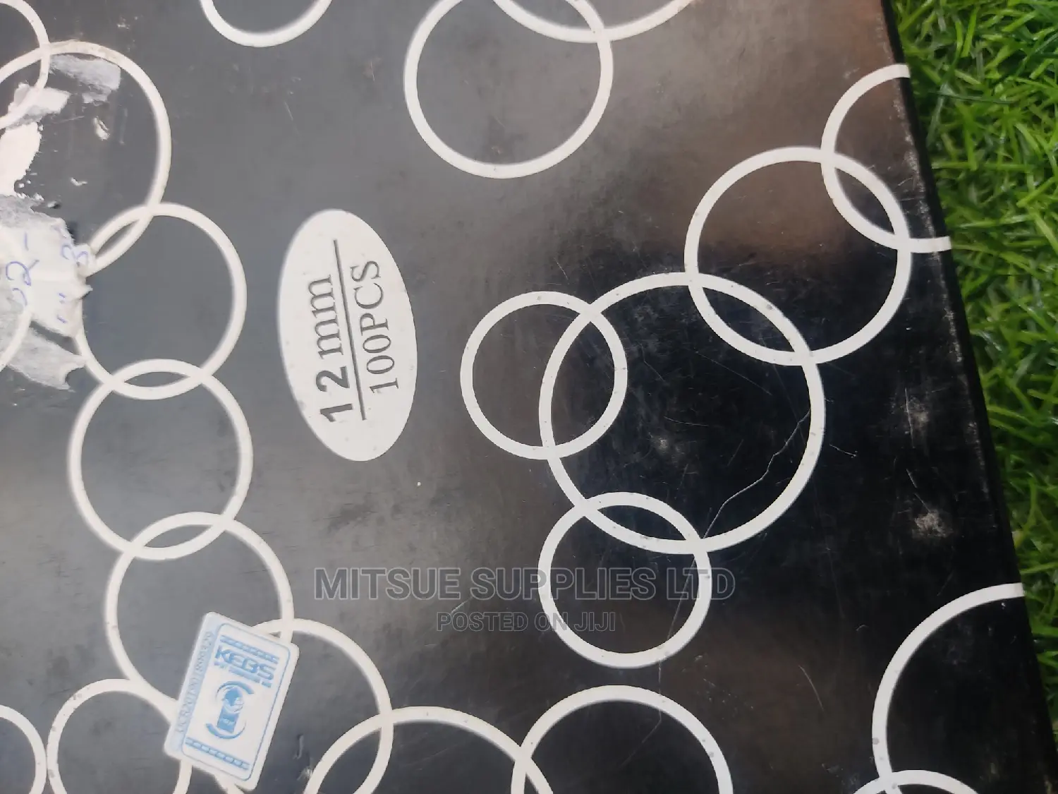 A Box of 100 Push on Cue Tips 12mm for Pool Cue Stick
