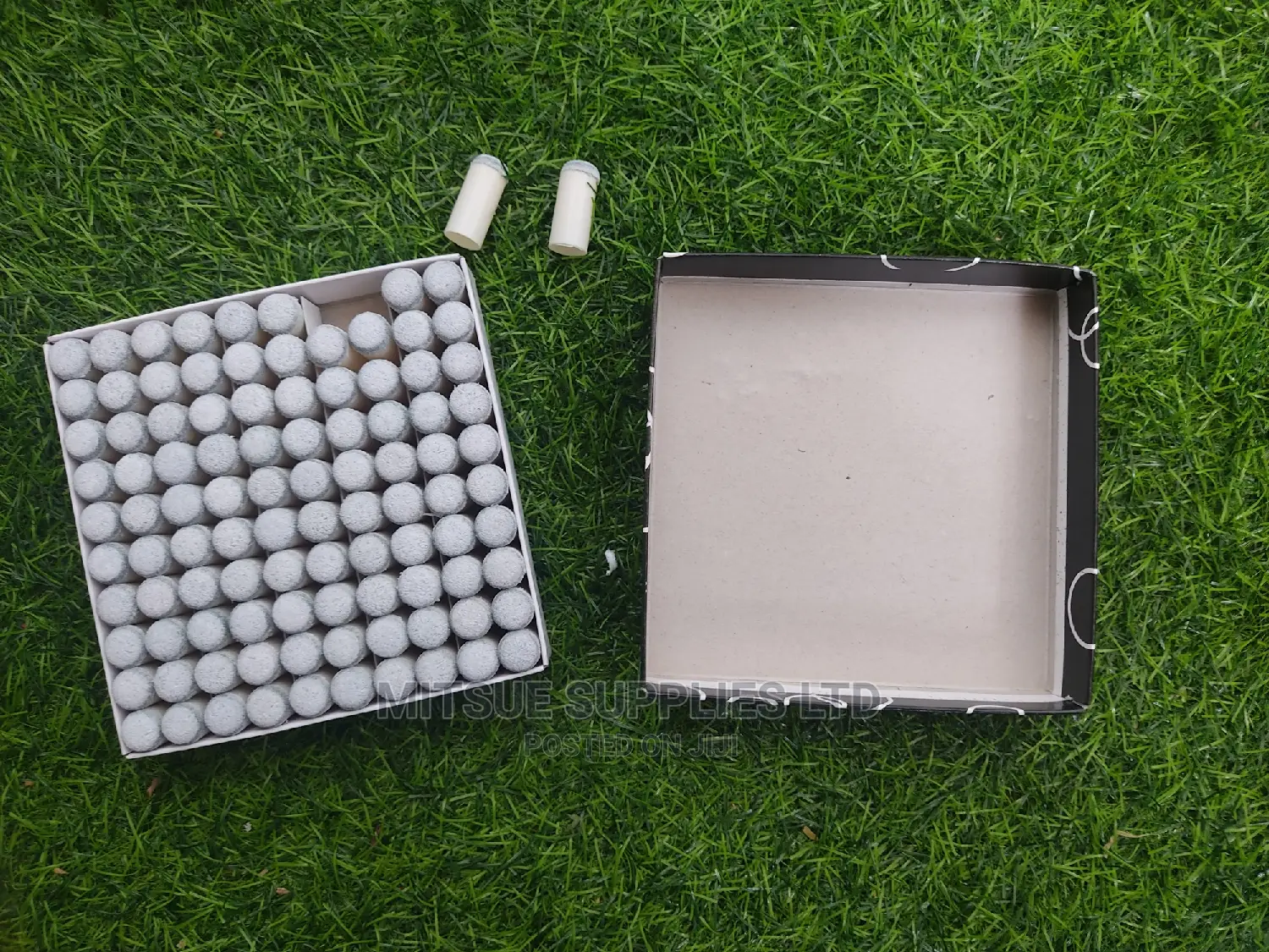 A Box of 100 Push on Cue Tips 12mm for Pool Cue Stick