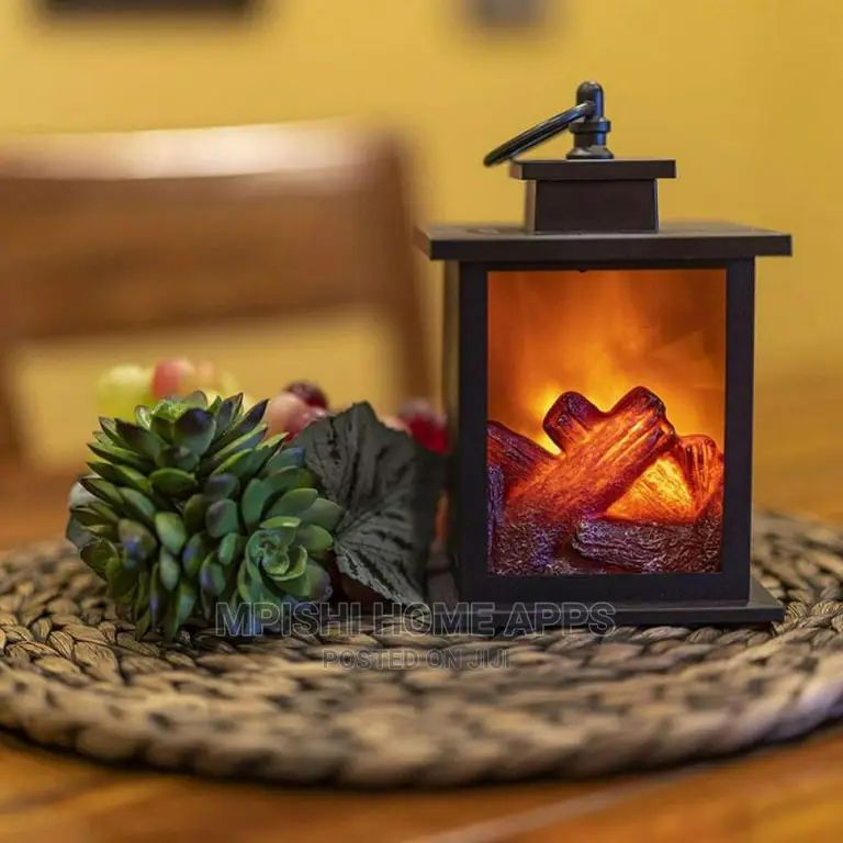 LED Fireplace Lantern
