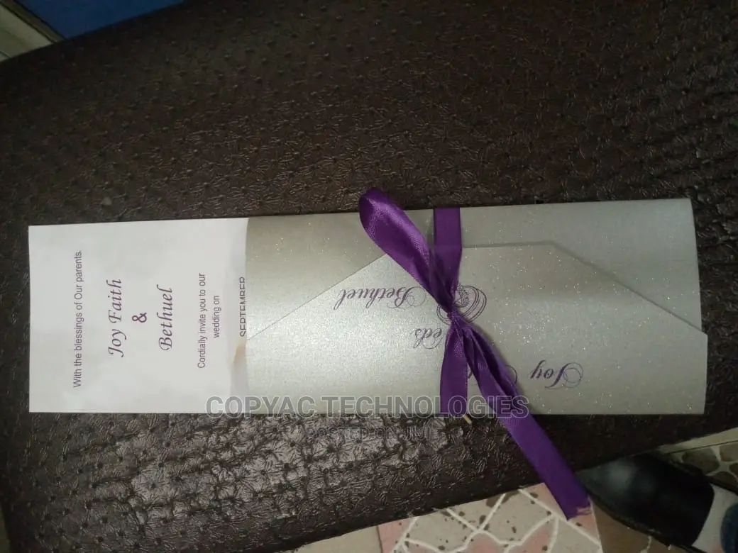 Customized High End Wedding Cards