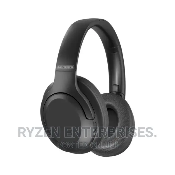 Promate Active Noise Cancelling Wireless Headphones, Black