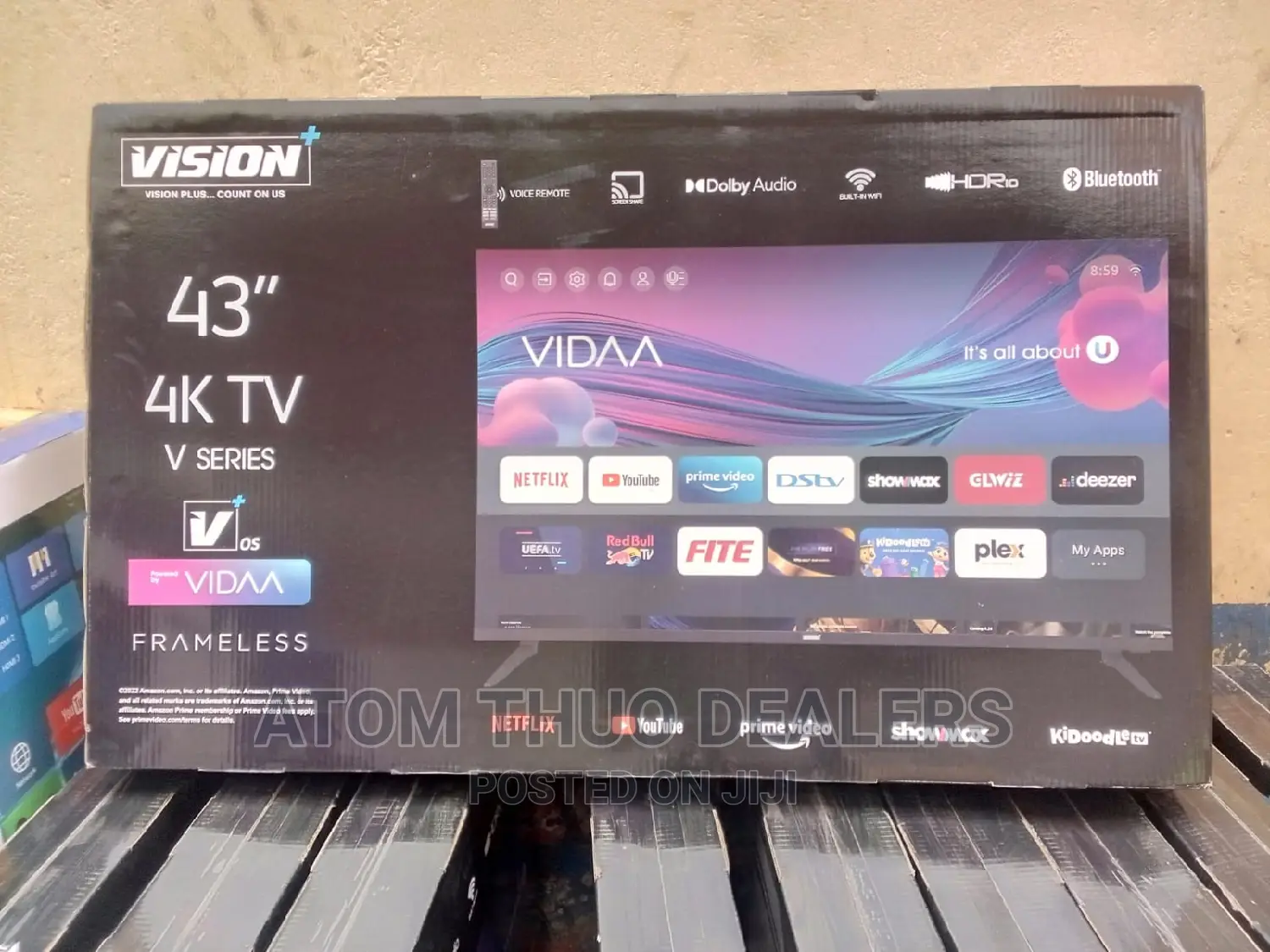 Vision Plus Flameless 43 Inches T v / Television