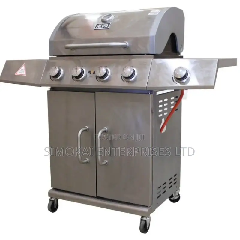 Alva 4 Burner BBQ With a Side Burner