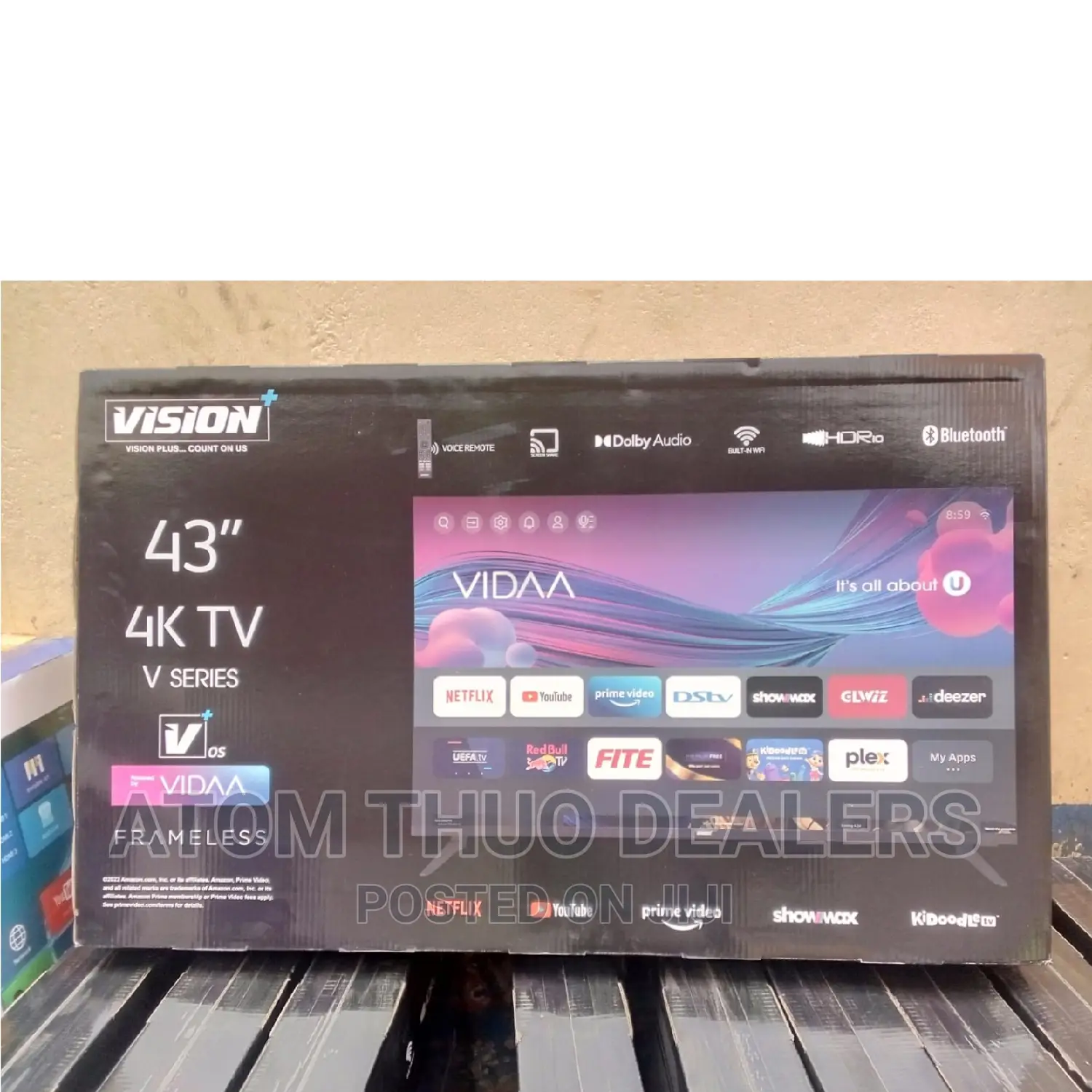 Vision Flameless 43 Inches T v / Television Vision Plus