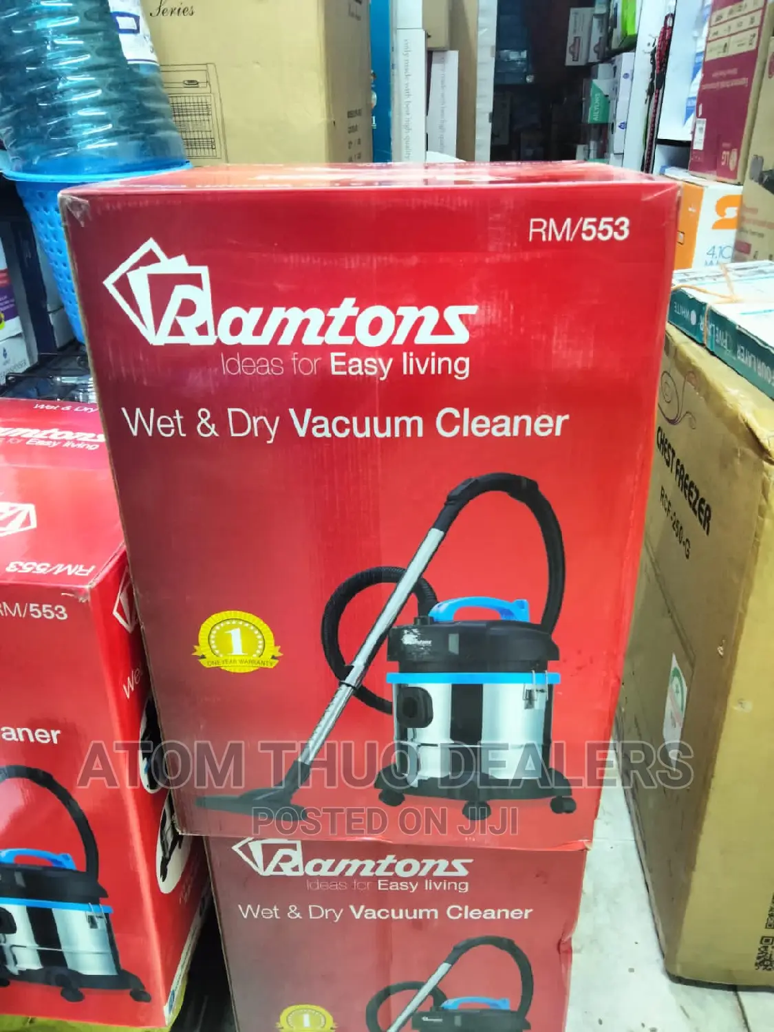Ramtons RM/553 21 Litre Tank Dry Vacuum Cleaner
.