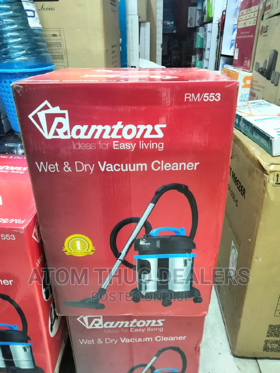 Ramtons RM/553 - 21 Litre Tank Wet and Dry Vacuum Cleaner
