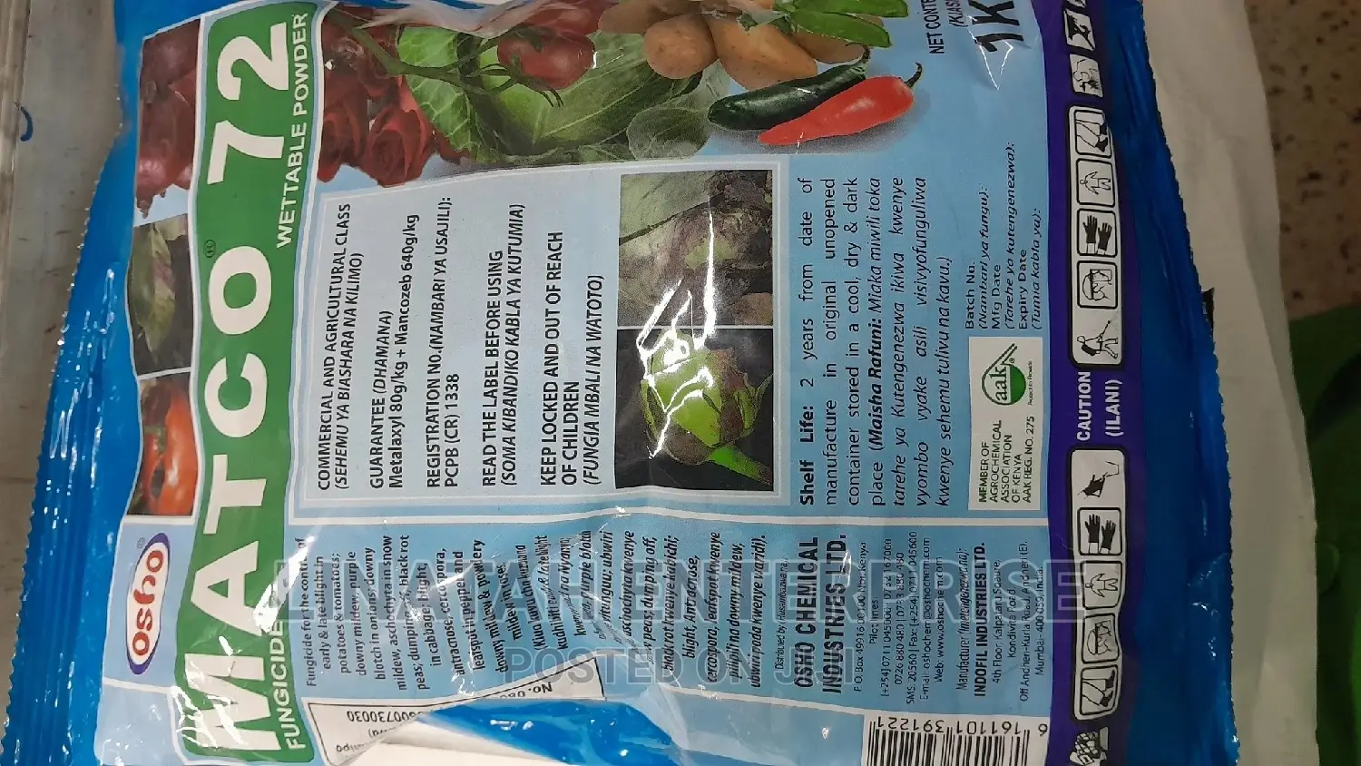 Matco Fungicide 72wp 1kg