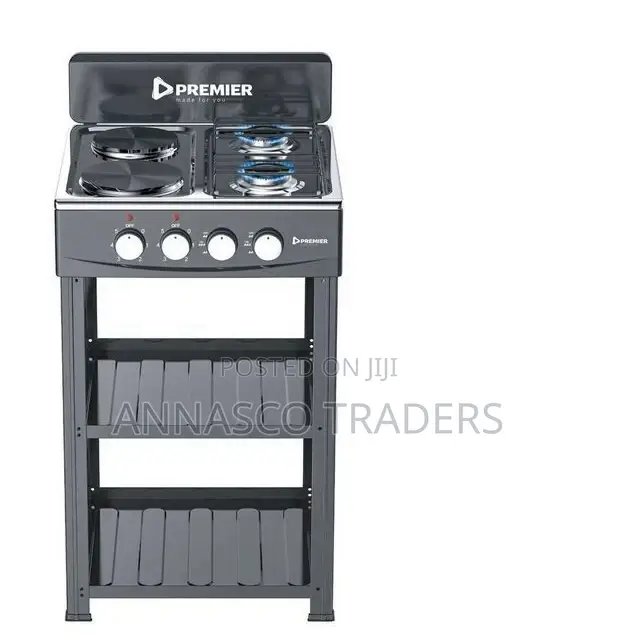 Premier Auto Ignition 2 Gas + 2E Gas Cooker Storage Compartm