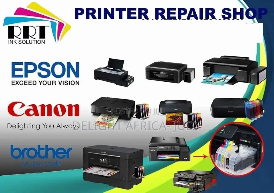 Waste Ink Pad Counter Epson Canon Printer Reset Key Service