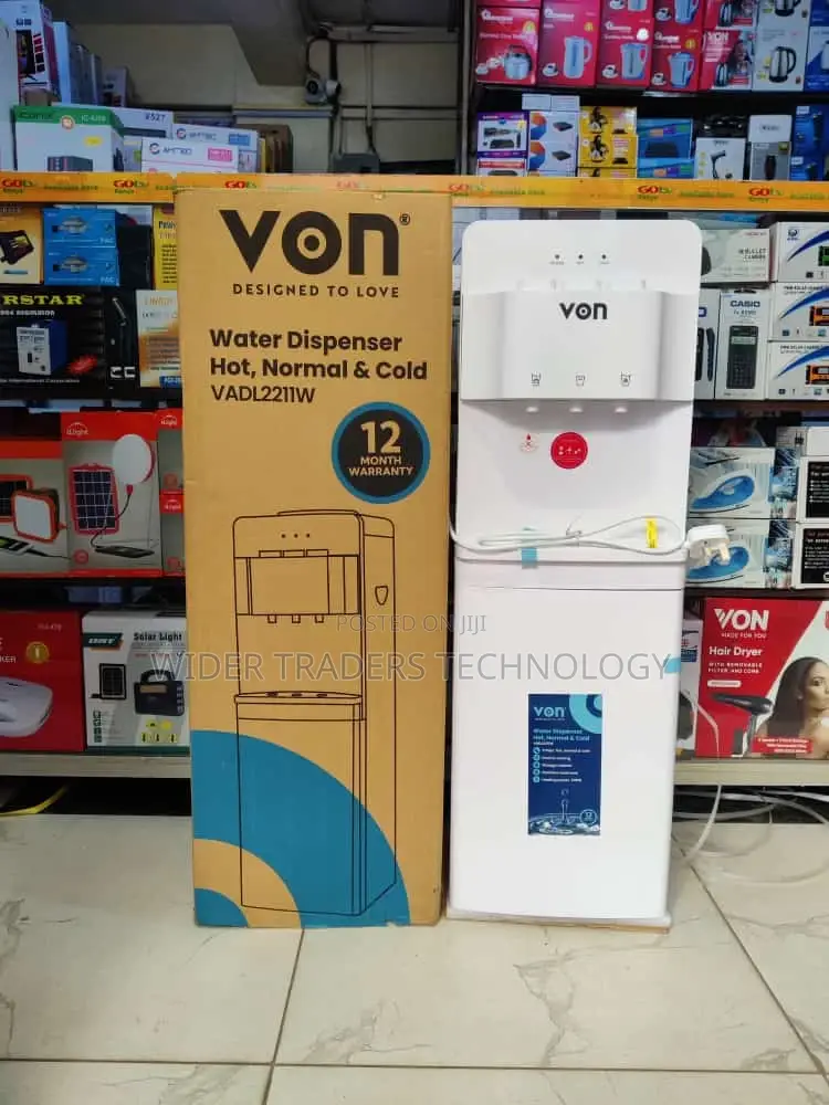 *Von Dispenser
3 Taps Dispensers
 Hot, Normal and Cold