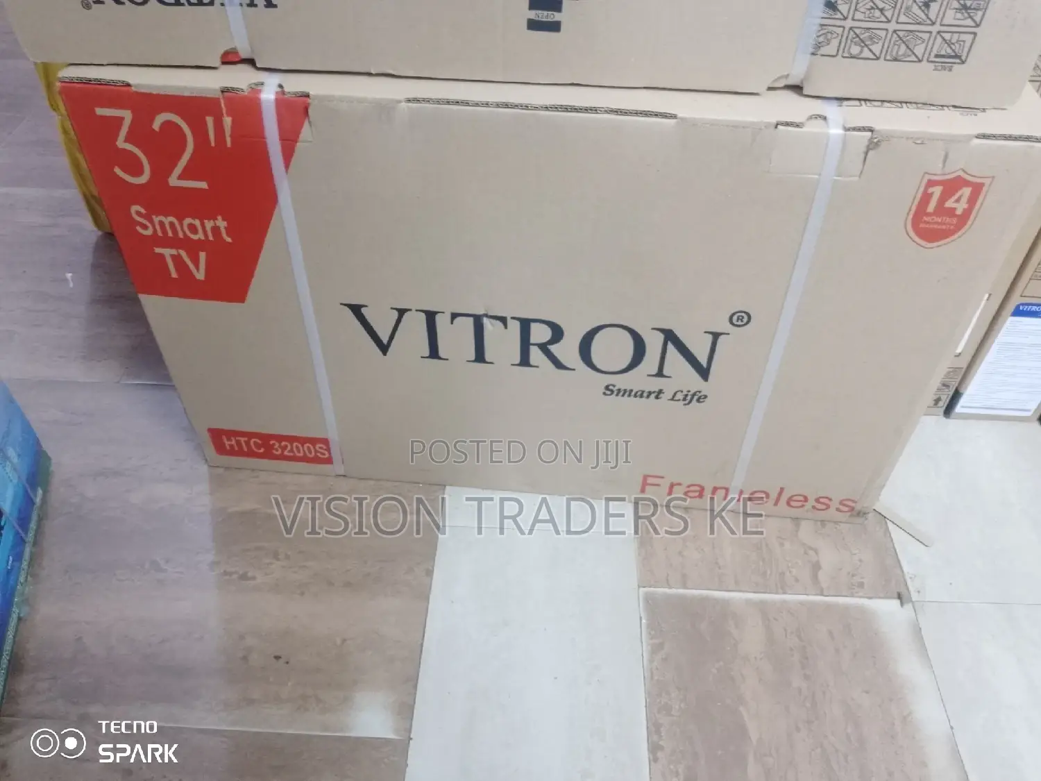 Vitron 32" New Model Frameless Smart Android Tv