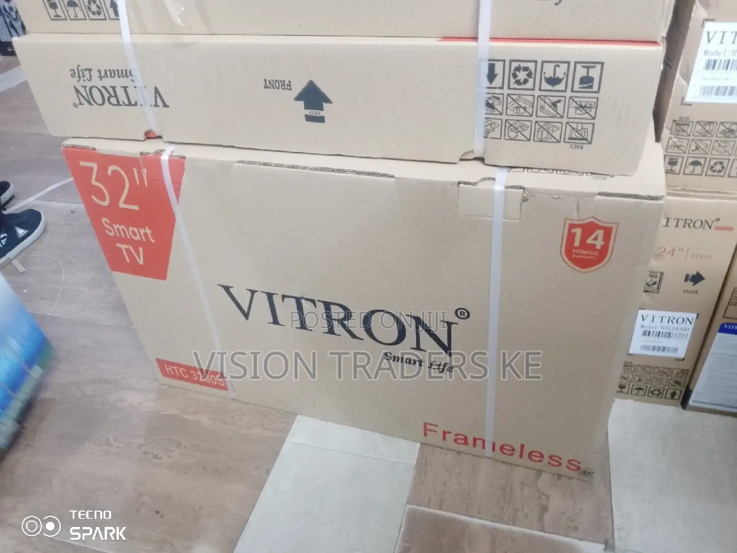 Vitron 32" New Model Frameless Smart Android Tv