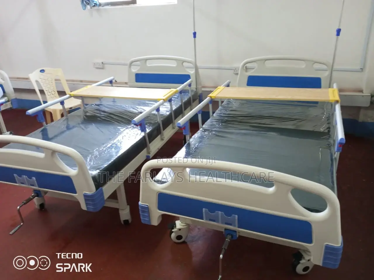 Single Crank Hospital Bed.