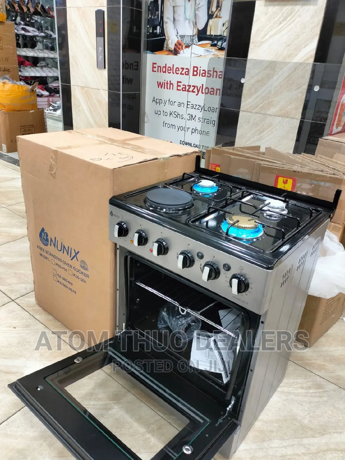 Nunix 60*60 3+1 Standing Cooker .60*60