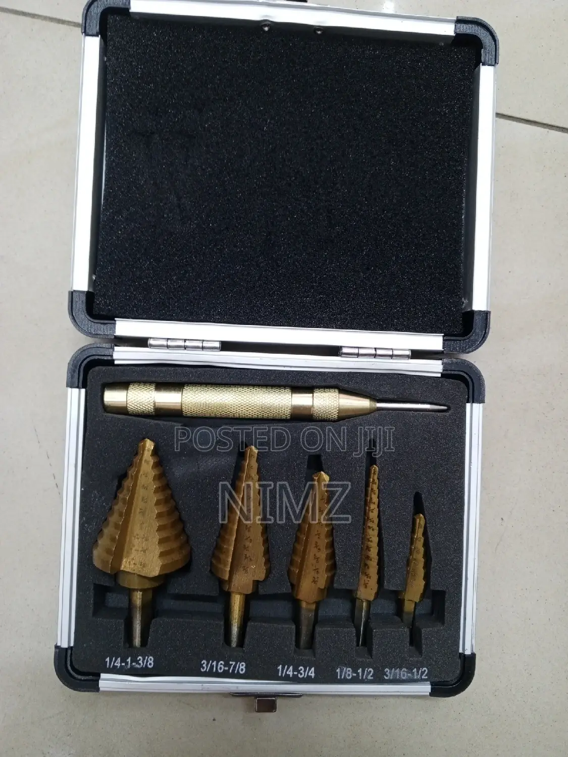 6pcs Combalt HSS Titanium Step Bit