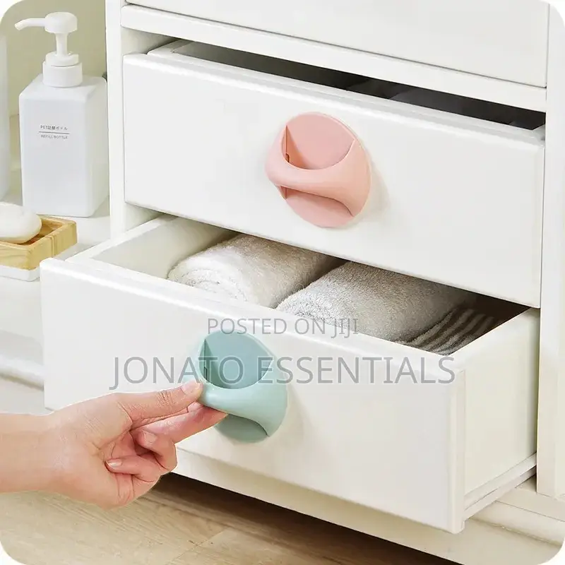 Adhesive Door or Drawer Handle or Knob