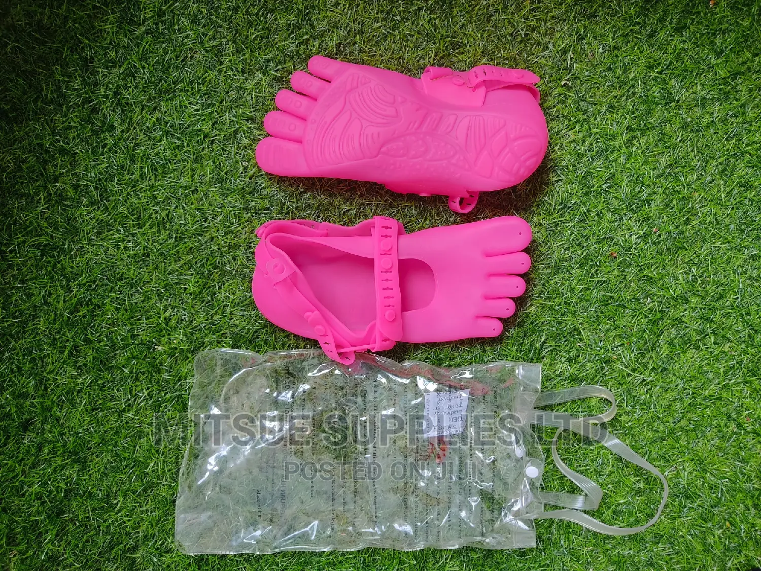 Recreational Beach Shoe Silicone Size 8uk Pink