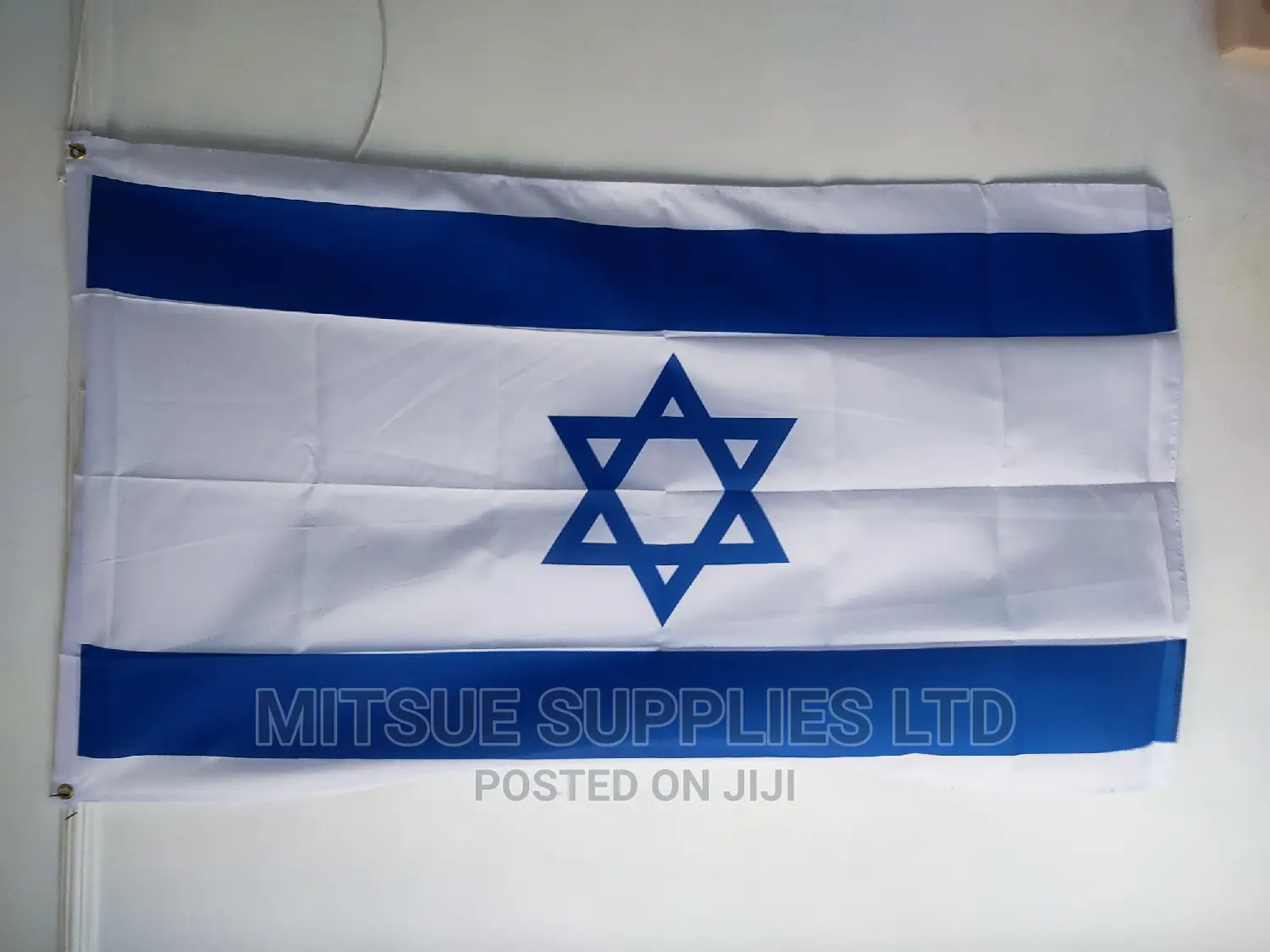 National Flag for Israel 38 by 60 Inch Polyester