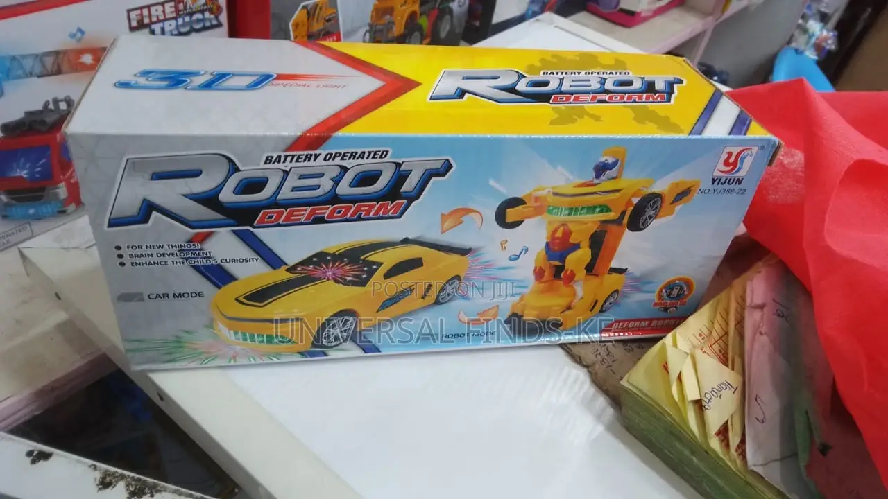 Robot Deform Transformer Toy Car *Battery Operated