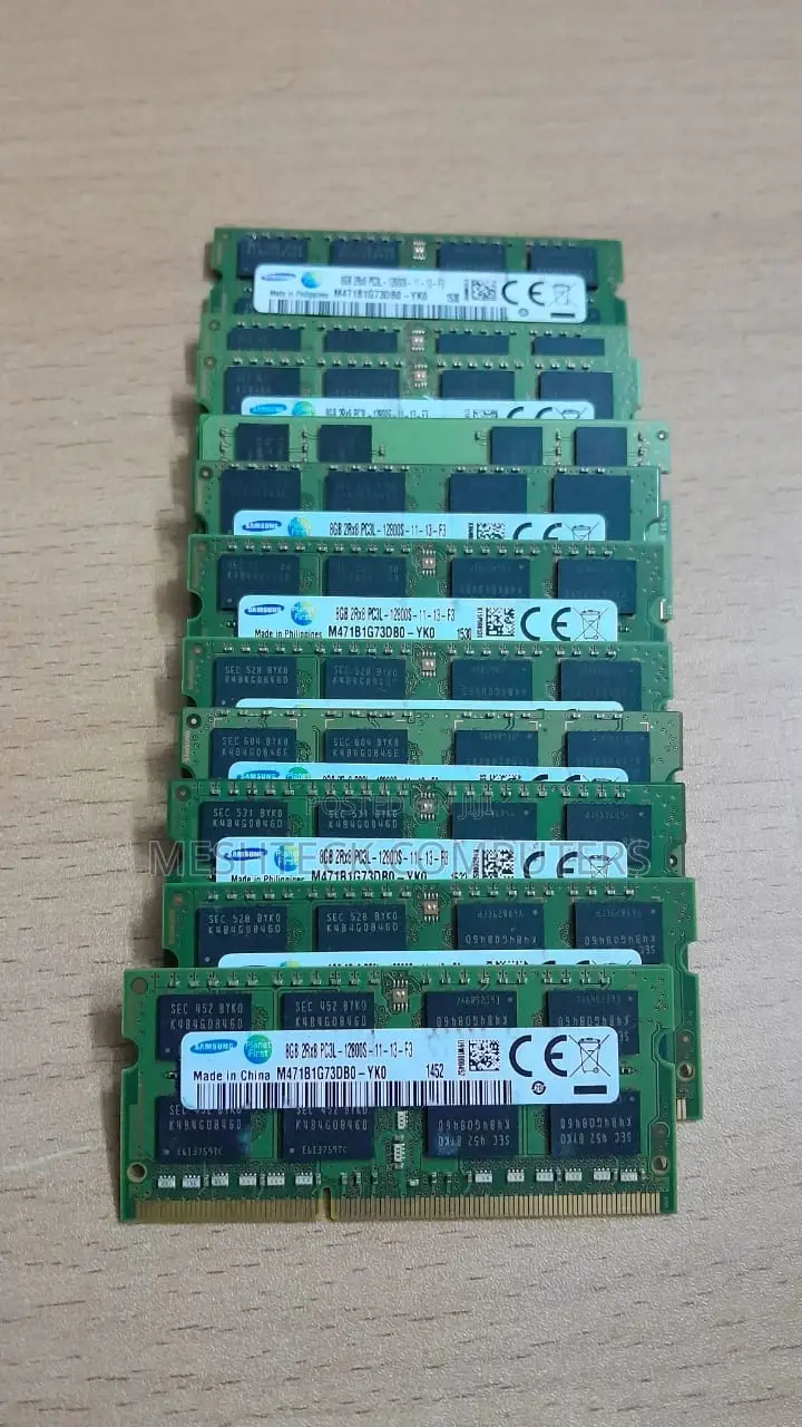 8gb Pc3l/Ddr3 Tested Laptops' Ram Sticks