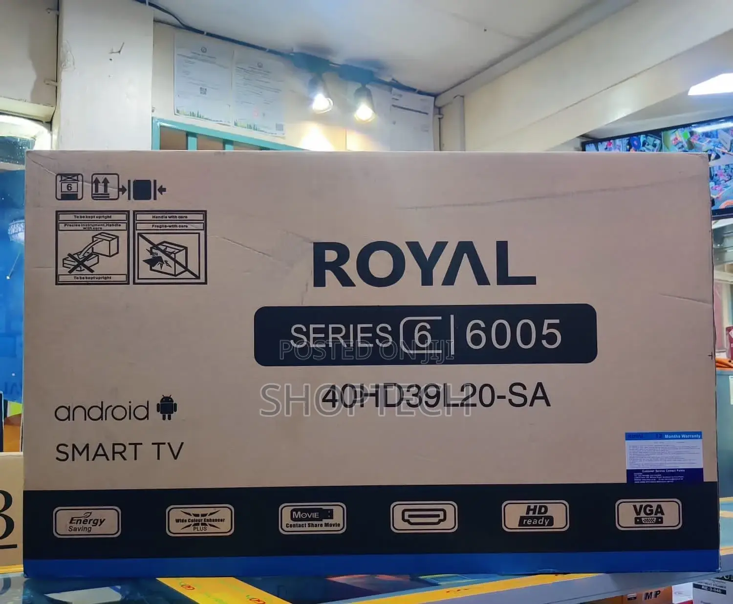 *Royal 40" Smart Android Tv Frameless