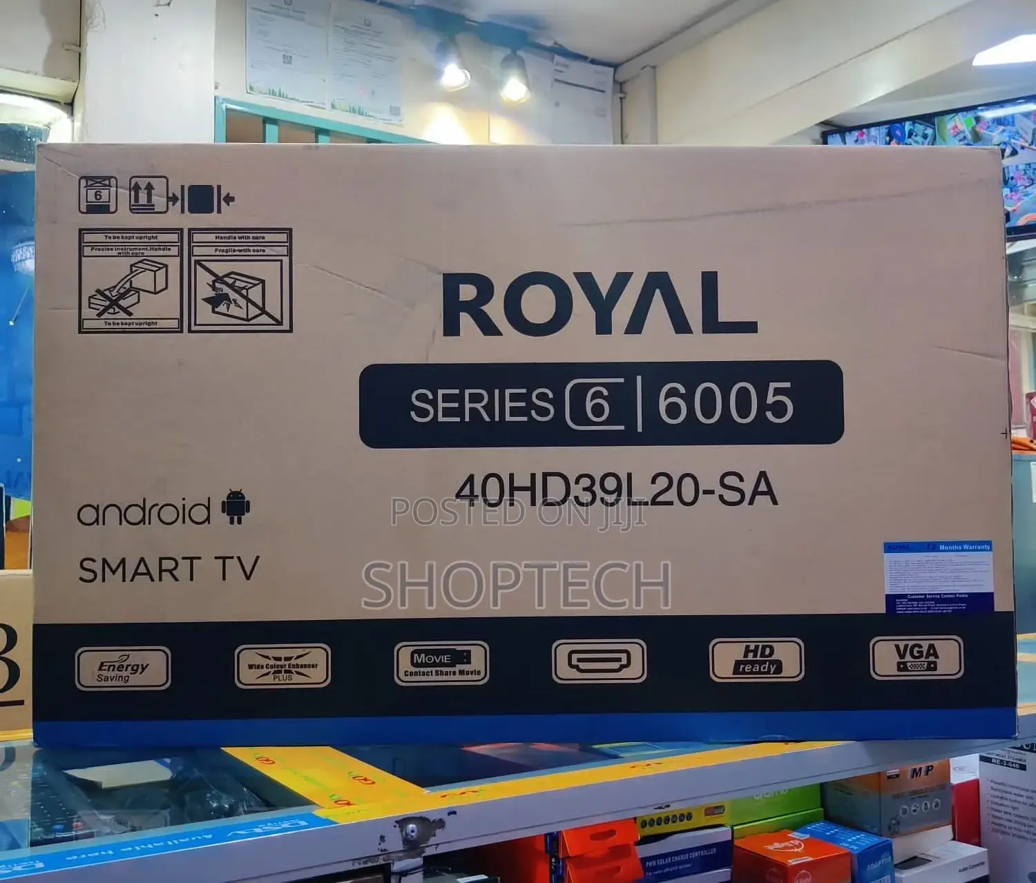 *Royal 40" Smart Android Tv Frameless