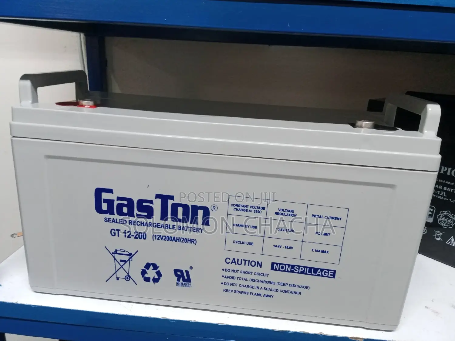 Gaston Gel 12v 200ah Deep Cycle Solar Battery