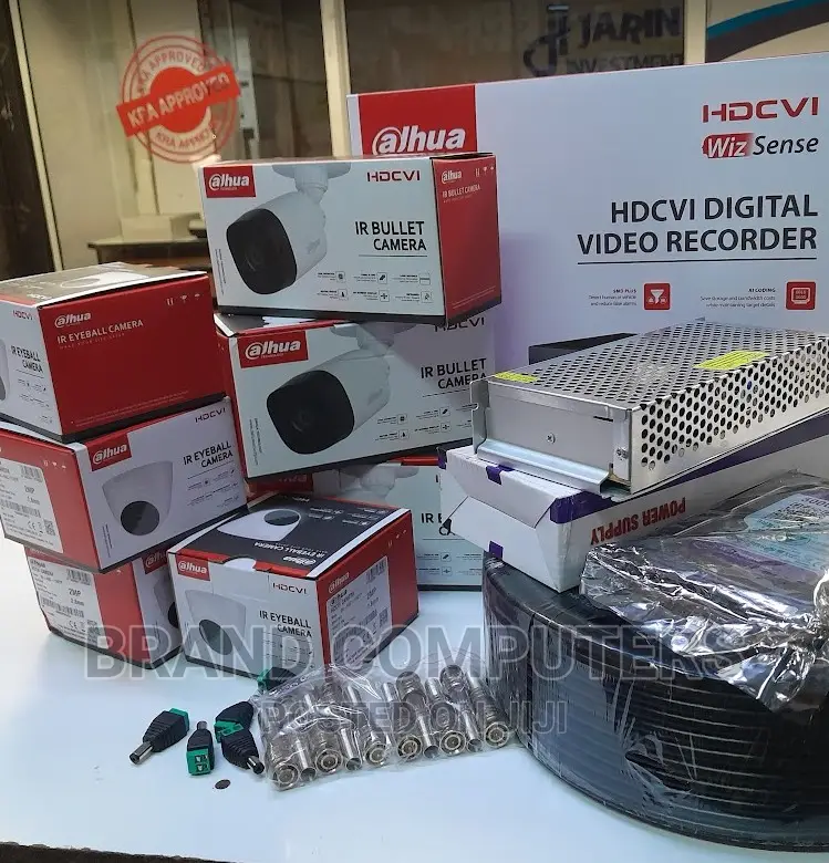 Dahua CCTV 8 Channels Camera Set Full Package Kit -2mp CCTV
