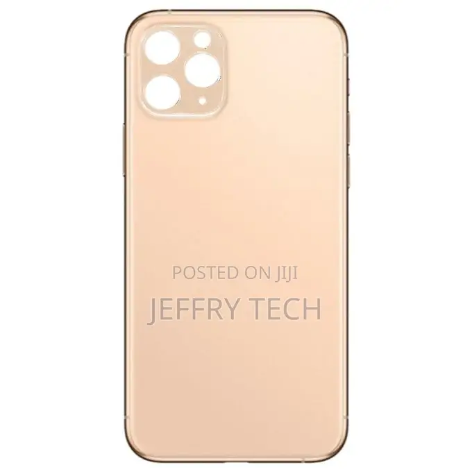 Generic Glass Battery Back Cover for iPhone 11 Pro(Gold)
