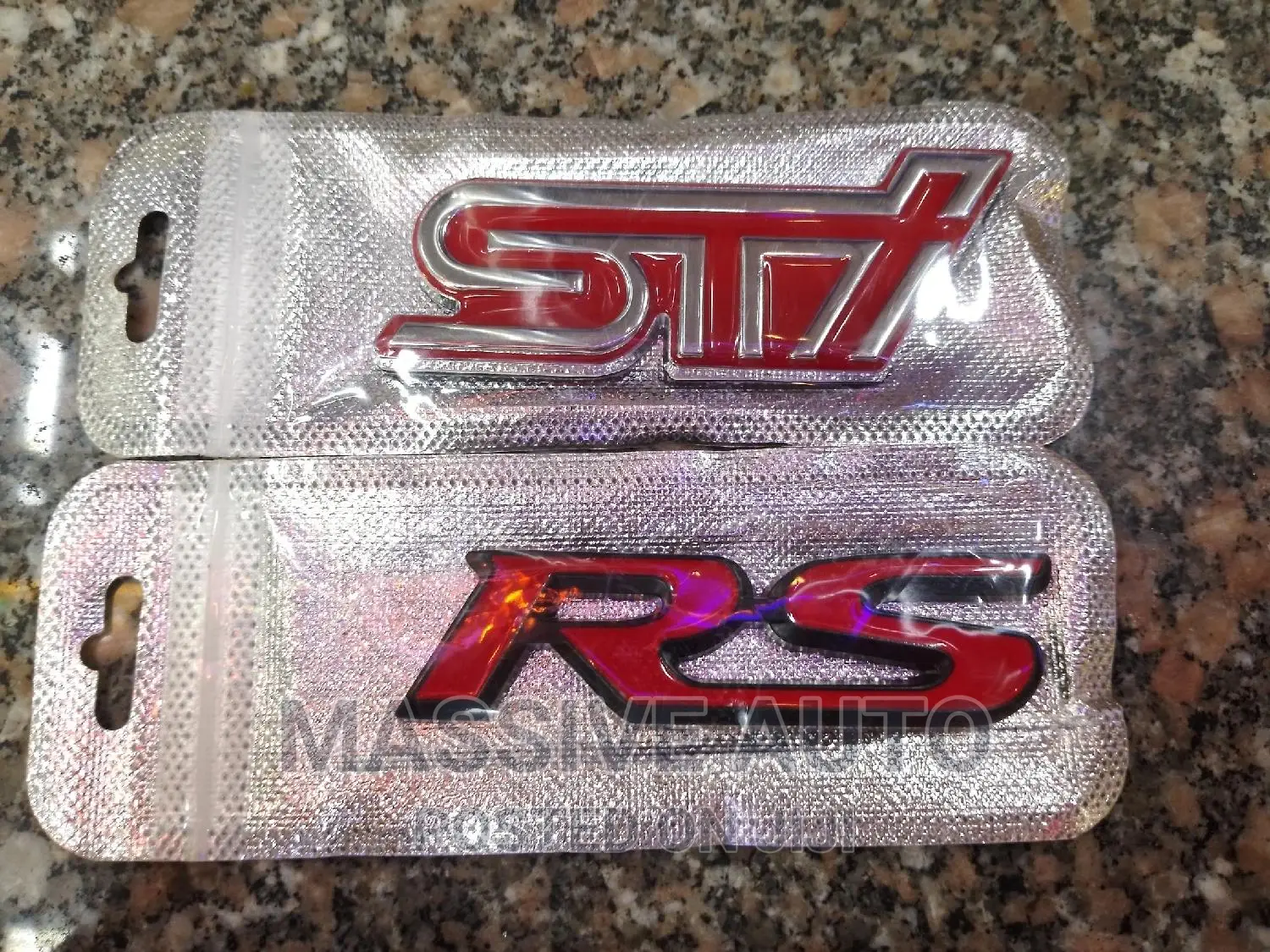 RS/STI Car Stickers Available