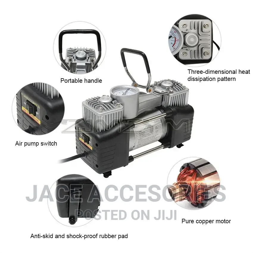 Double Cylinder Air Compressor 4×4 Suv