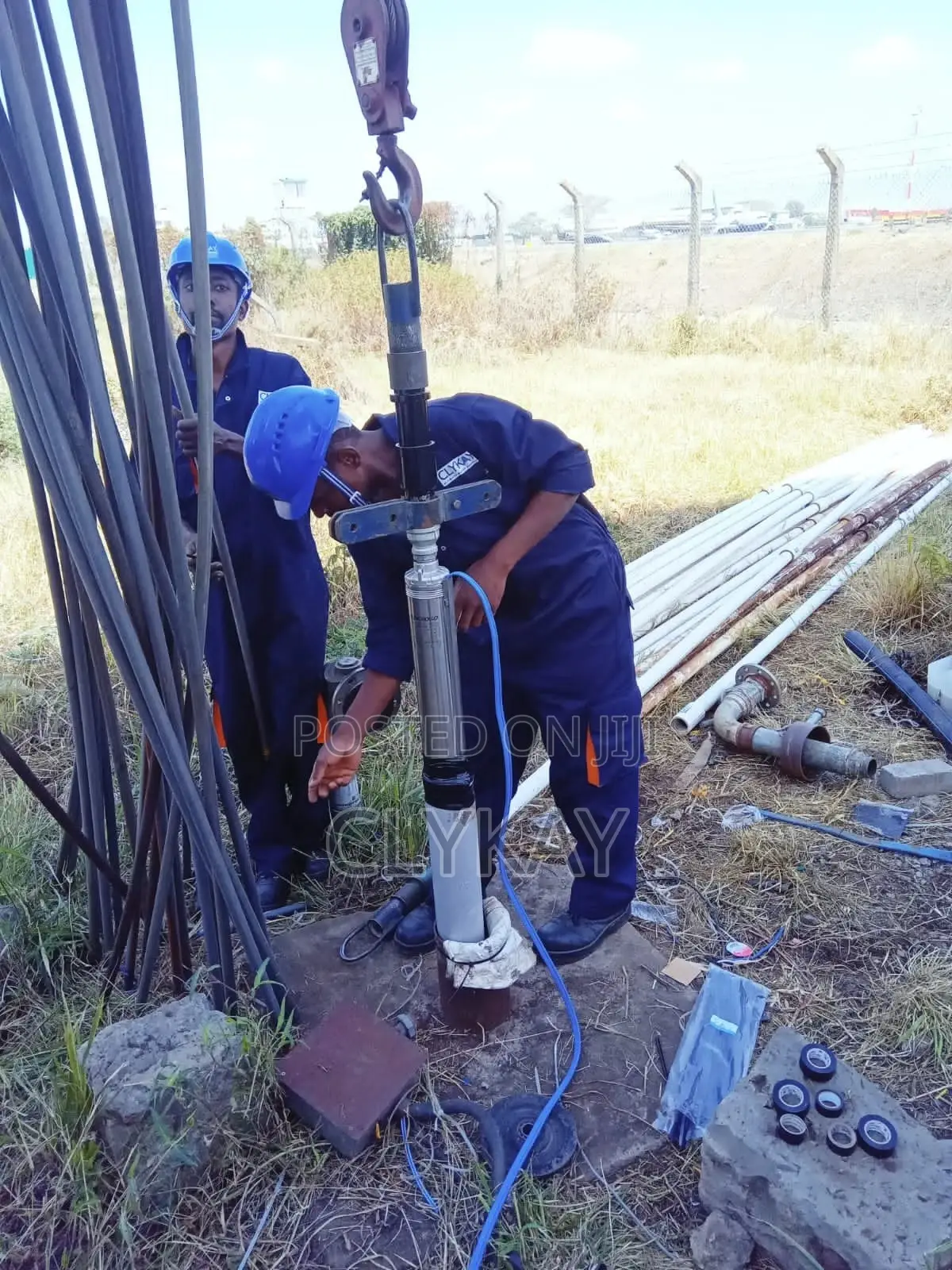 Borehole Pump Installation and Pump Lifting and Lowering