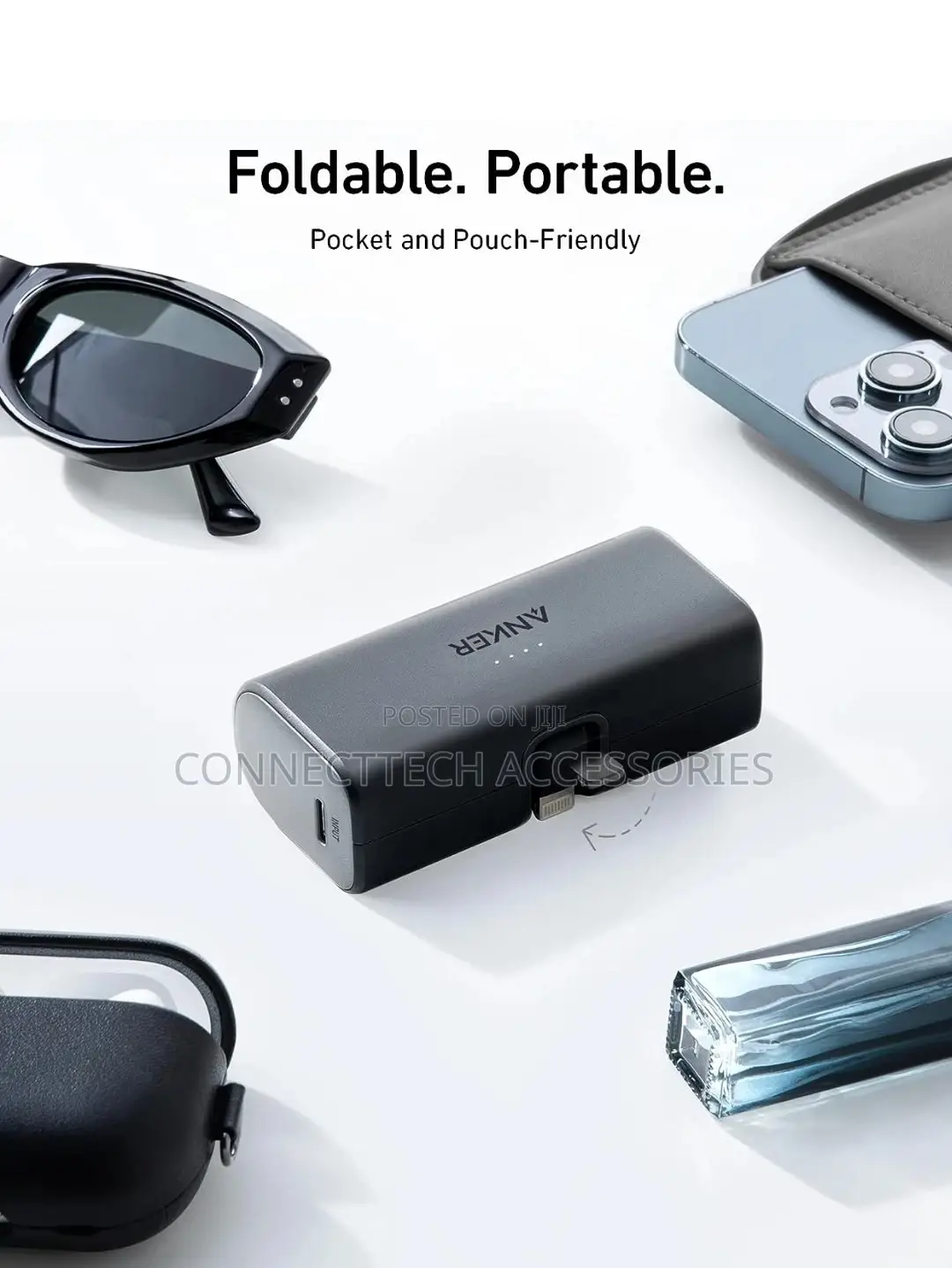 Anker Portable Charger With Built in Lightning Connector