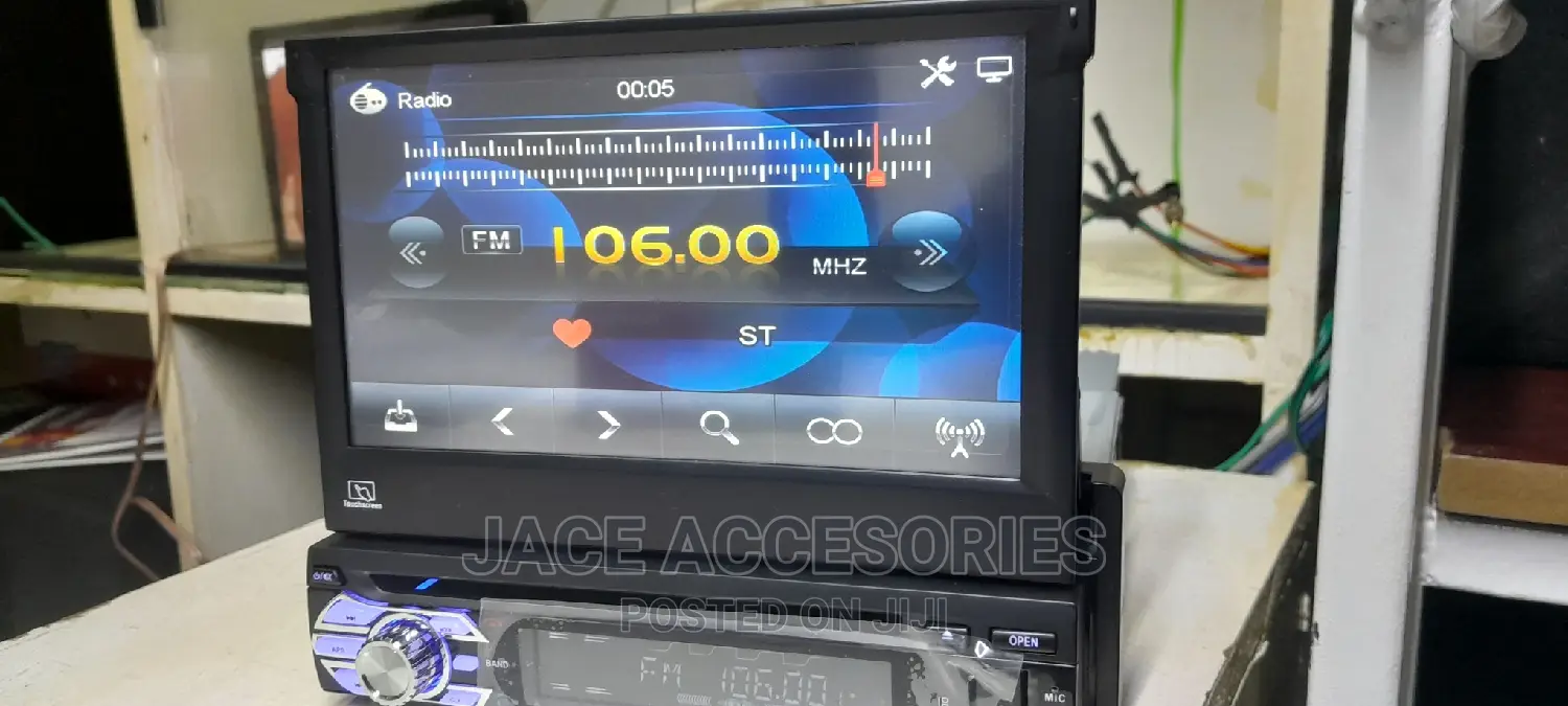Mp5 Car Radio Retractable