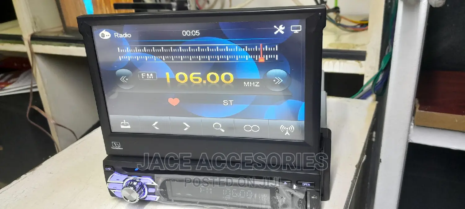 Mp5 Car Radio Retractable