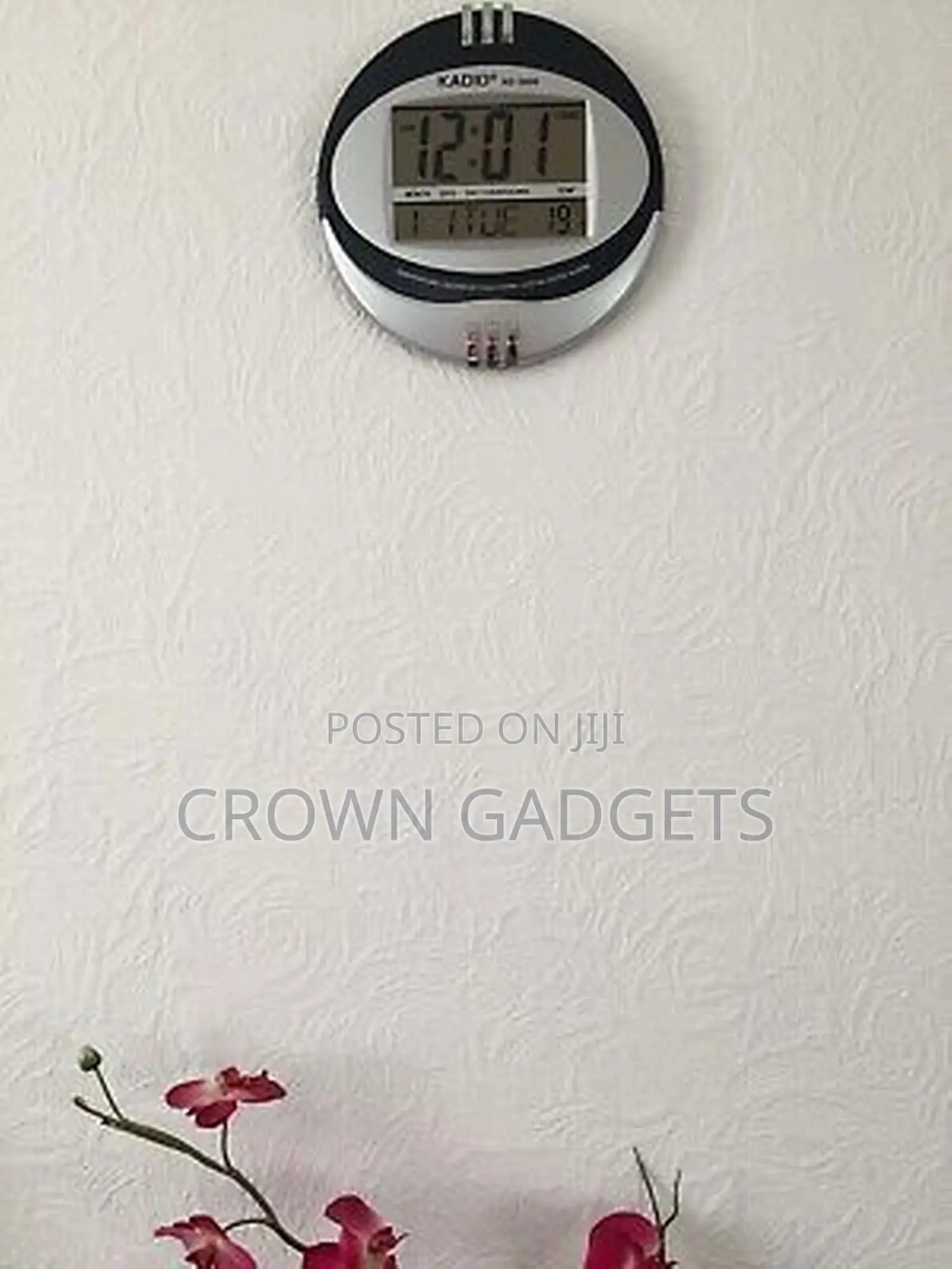 Kadio Digital Wall Clock