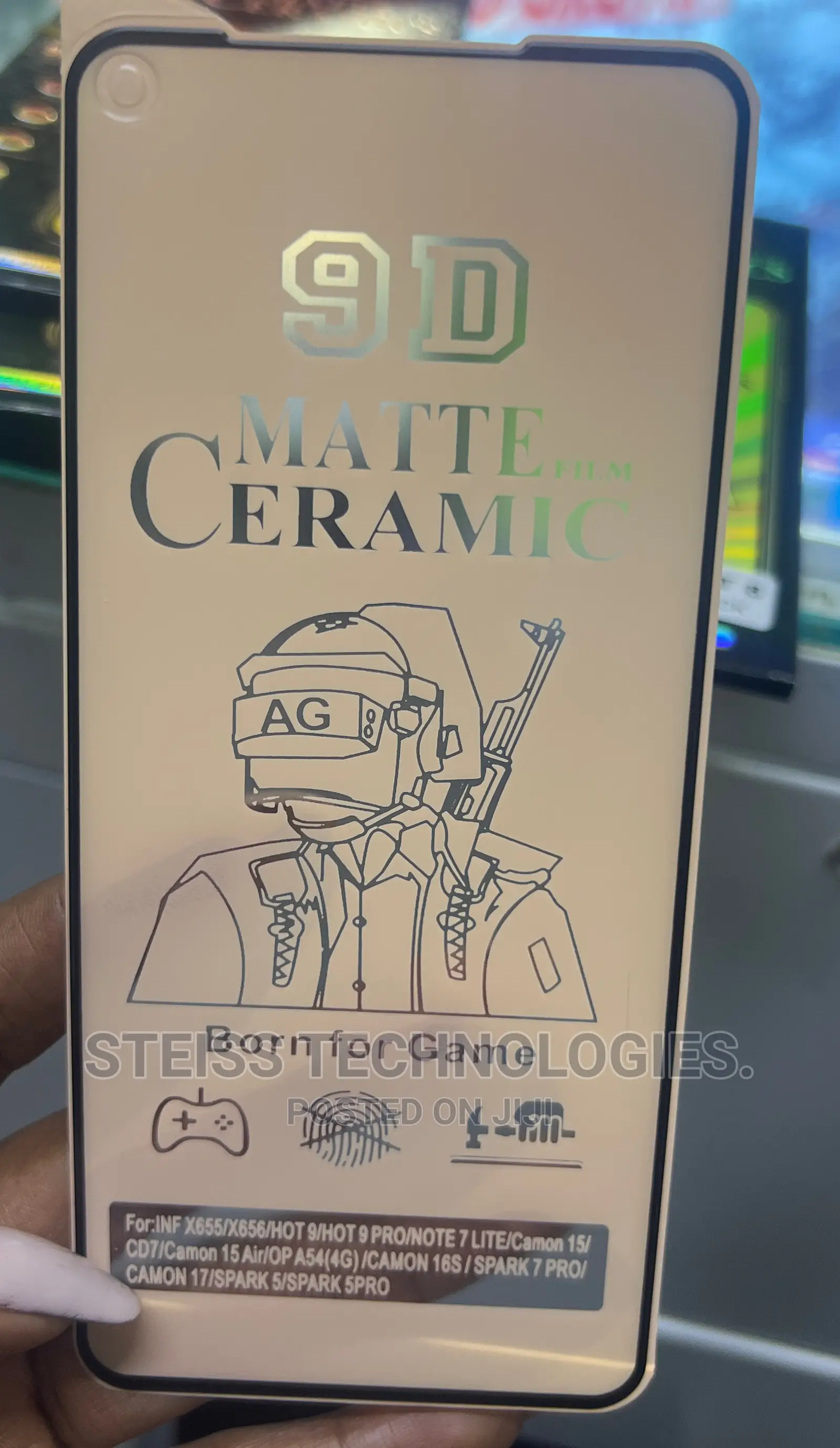 Ceramic Screenguards.