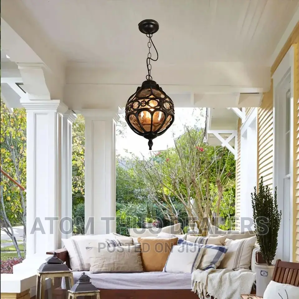 *Elegance Black Pendant Light With Bulb
Lighting Chandelier.