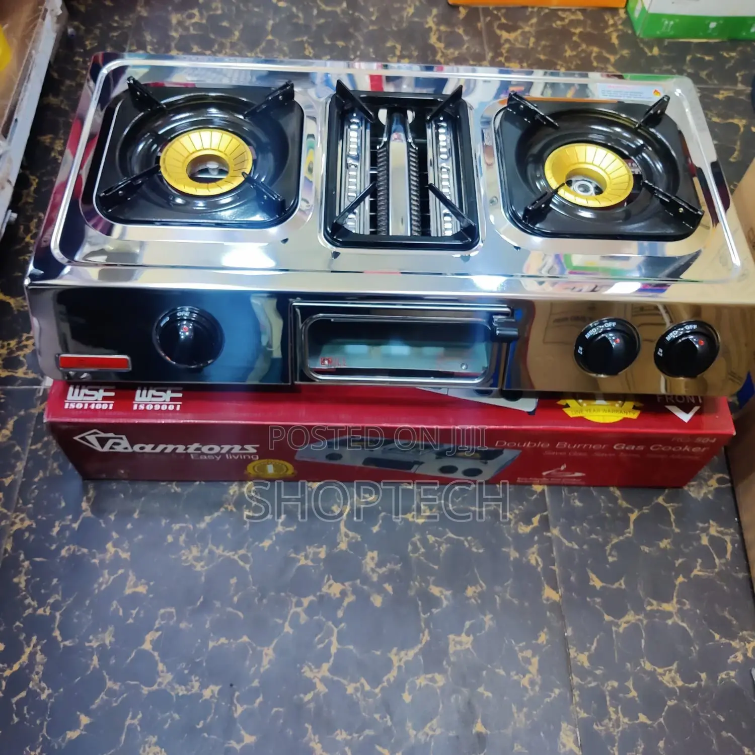 Ramtons RG504 2burner With Grill