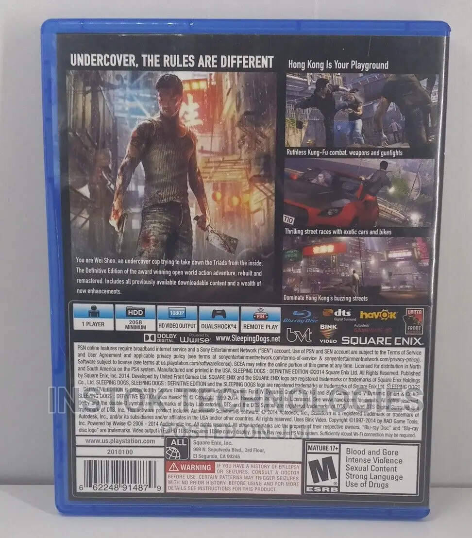 Sleeping Dogs Definitive Edition (PS4)