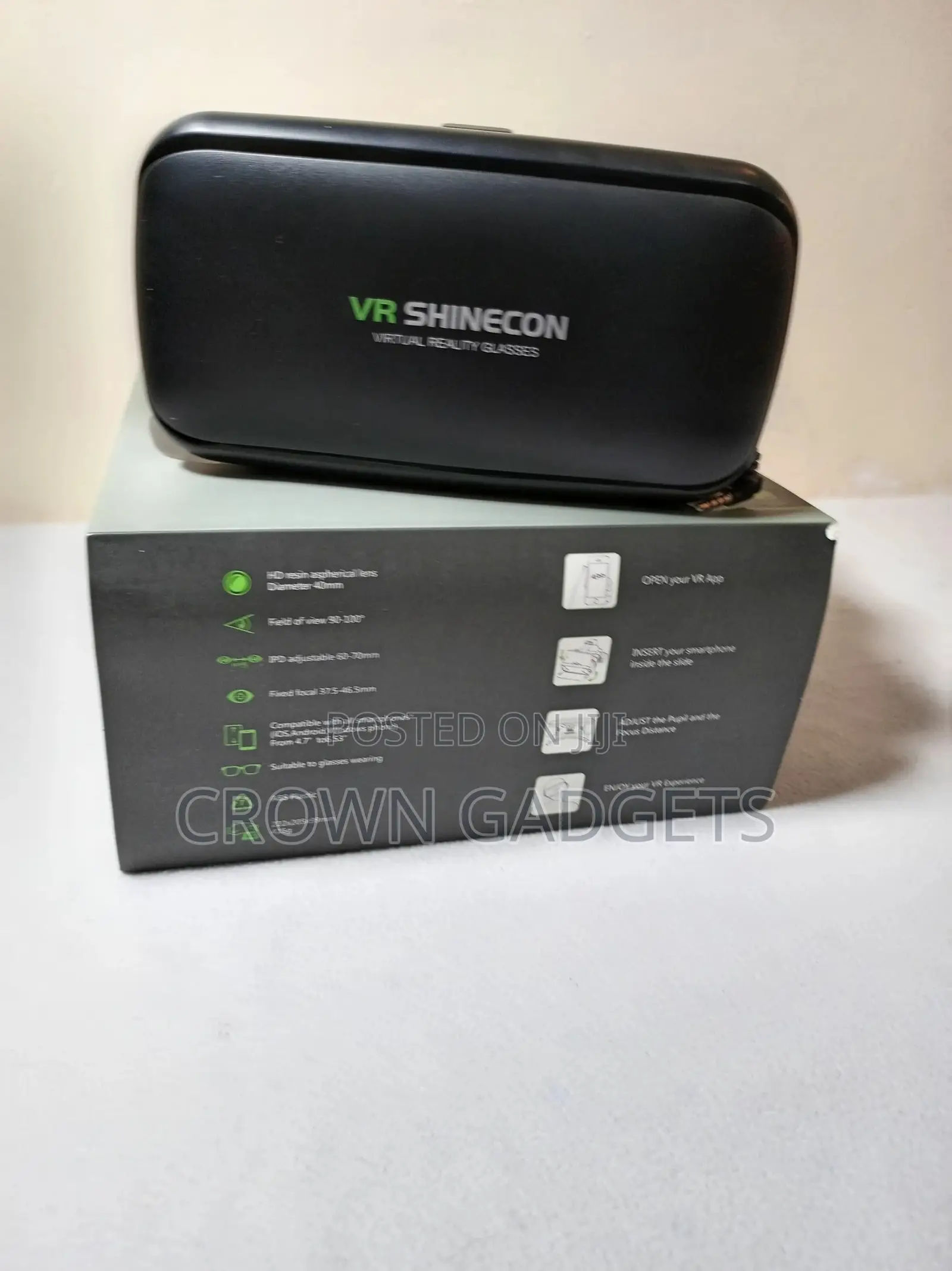 Virtual Reality VR Headset 3D Glasses With Remote