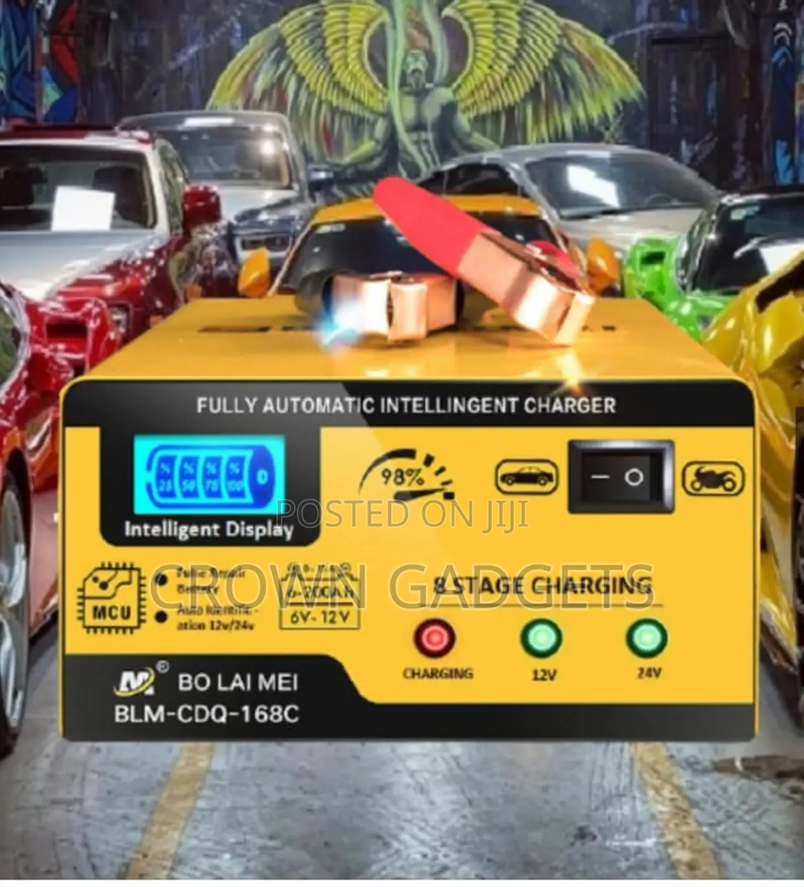 Smart Automatic Battery Charger Intelligent Battery