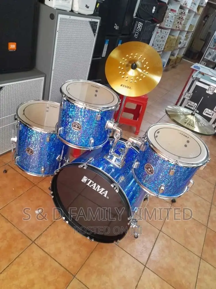 Tama 5 Piece Drumset With Two Cymbals