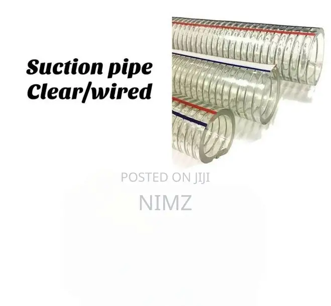 Premier 2.5 Inch 30M Suction Pipe Wired /Clear
