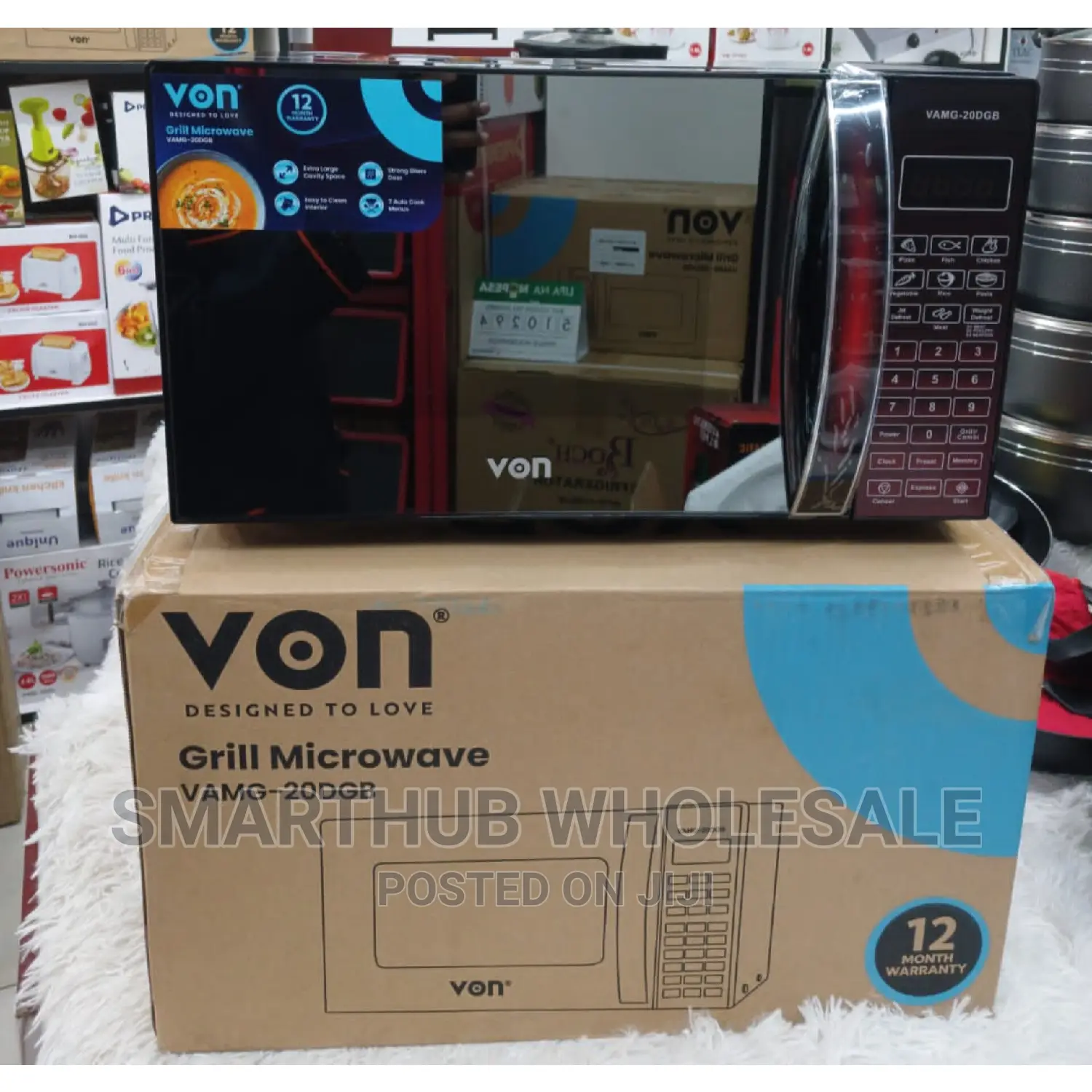 , Von Digital Microwaves With Grill