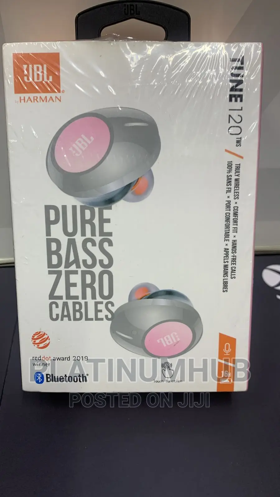 Pure Bass Zero Cables JBL Tune 120bt