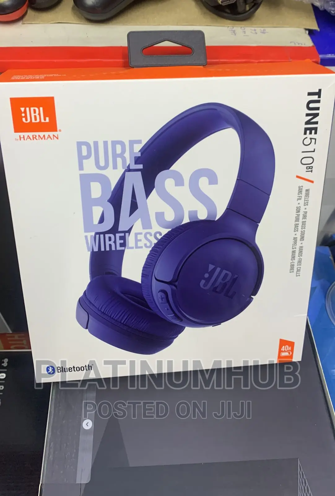 Pure Bass Wireless Tune 510bt Jbl