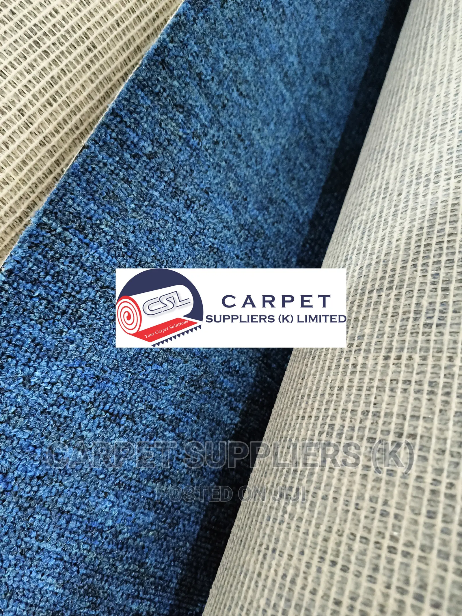 Blue Wall to Wall Carpet