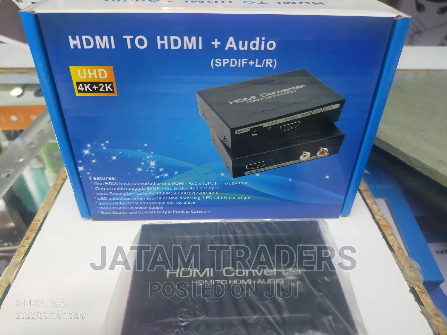 Hdmi to Hdmi With Audio (Spdif +L/R)