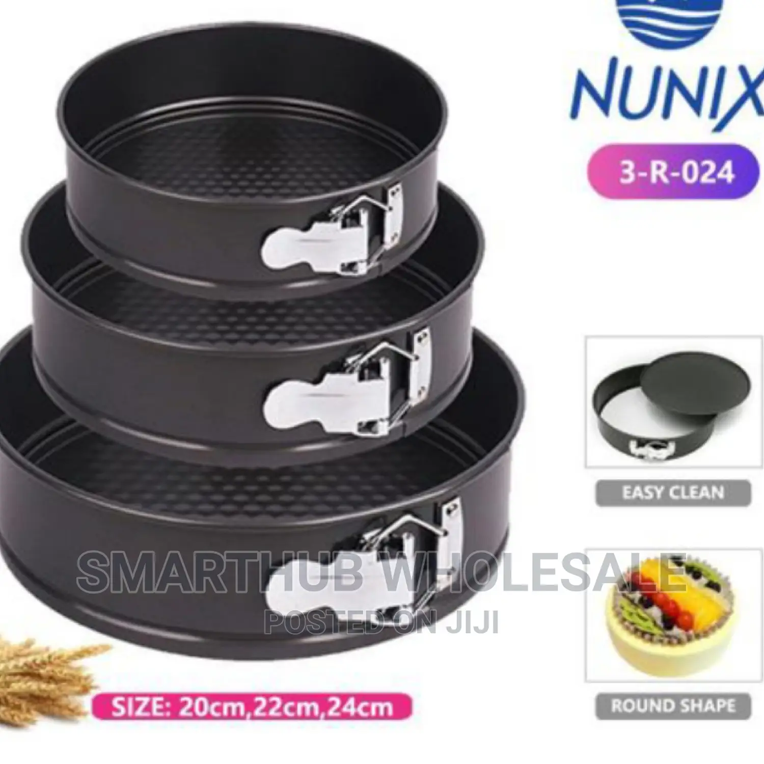 Cake Mould Round 3 PCS Available